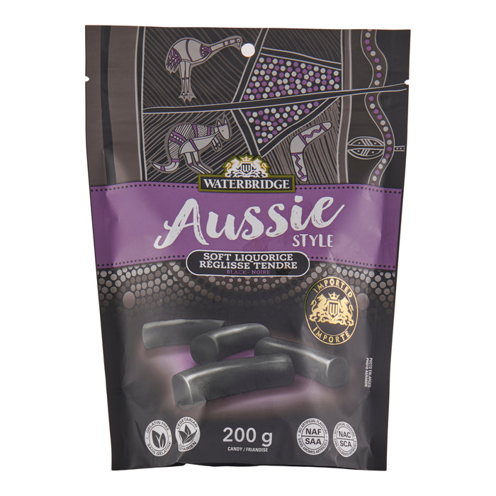 Waterbridge Black Liquorice Candy, 200-g