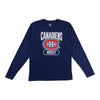 T-shirt à manches longues de la LNH pour hommes, Canadiens de Montréal
