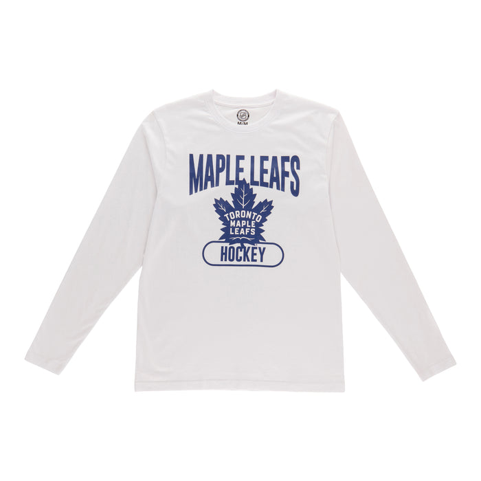 T-shirt à manches longues de la LNH pour hommes, Maple Leafs de Toronto