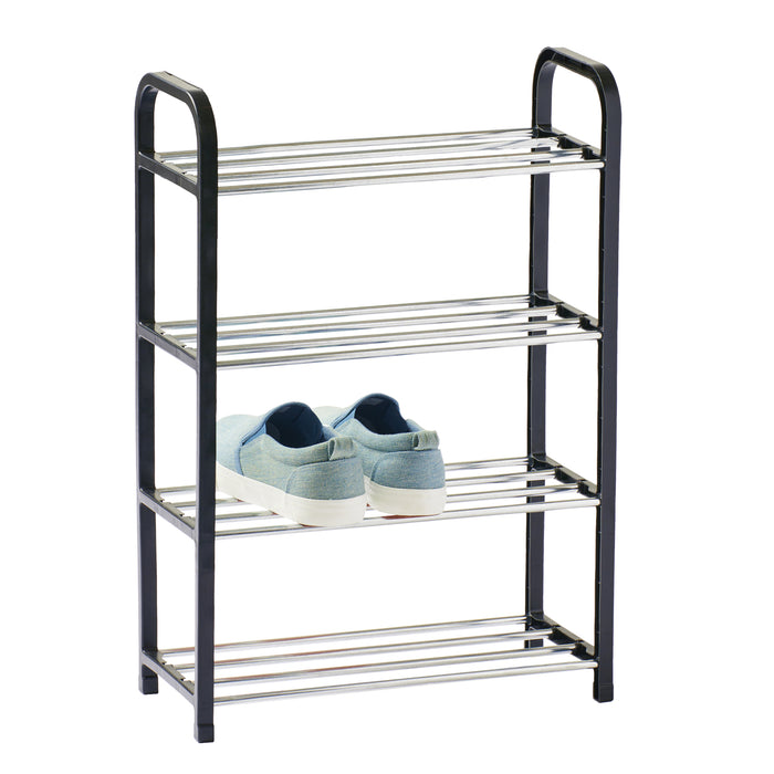 Rangement pour chaussures à 4 niveaux Giant Value – noir