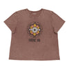 T-shirt à imprimé sérigraphié métallique taille plus mySTYLE pour femmes