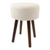 Tabouret en sherpa, 11 po x 16 po
