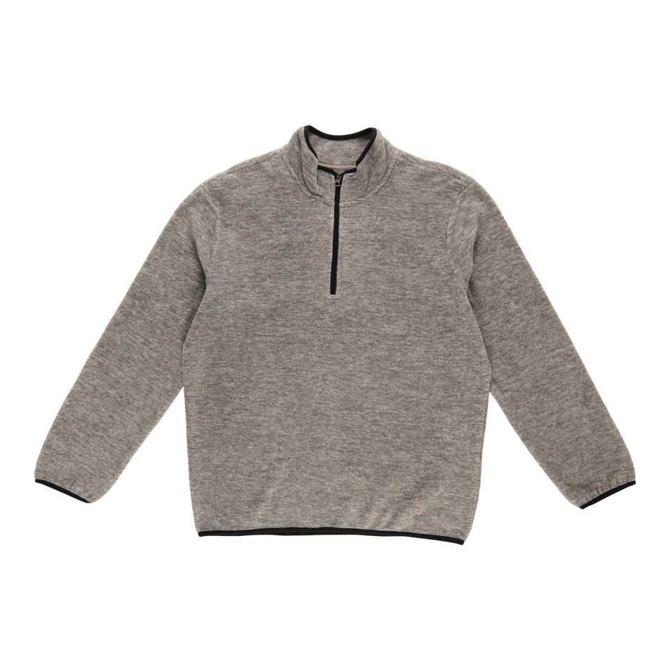 Mountain Ridge Men's Micropolar Mock-Neck Half Zip Sweatshirt