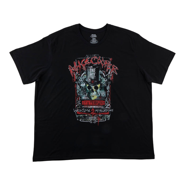 T-shirt à col rond sous licence taille forte pour hommes