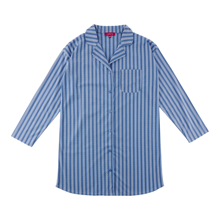 Carisma Women's Tailored Flannel V-Neck Sleepshirt