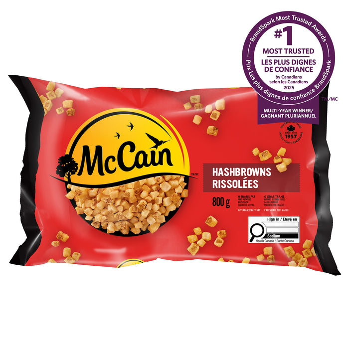 Pommes de terre rissolées en dés McCain, 800 g