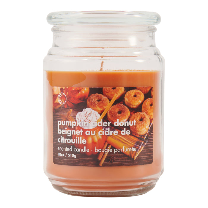 Pumpkin Cider Jar Candle, 18-oz