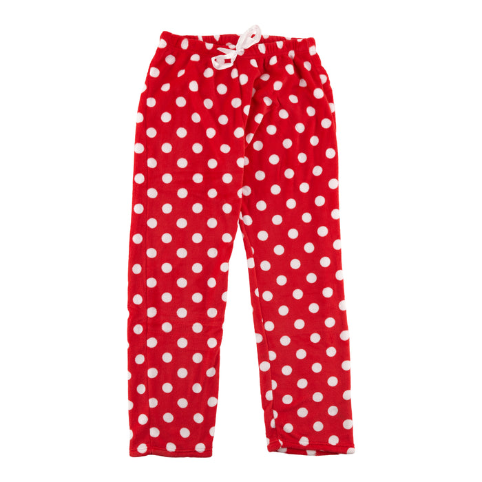 Pantalon de pyjama imprimé en peluche pour femmes, assortiment