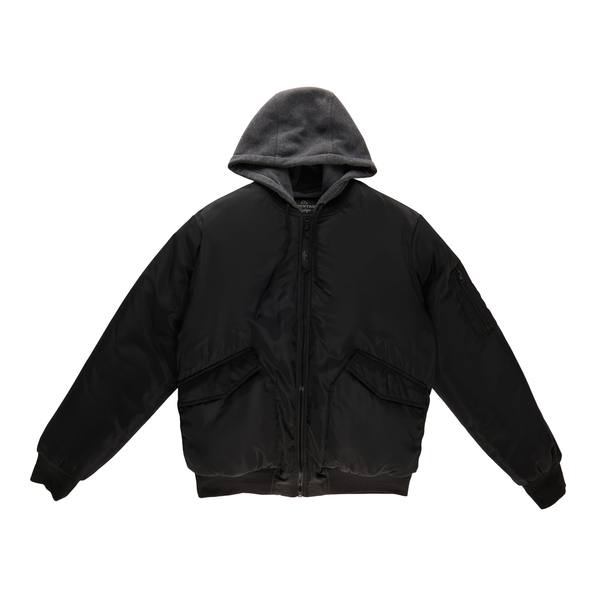 Mountain Ridge Men's Hooded Aviator Bomber Jacket Giant Tiger