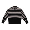 lily morgan Women's Striped Turtleneck