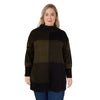 lily morgan Women's Plus Plaid Cowl Neck Tunic