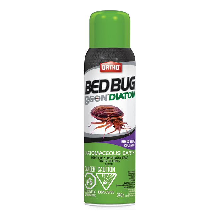 Ortho Bed Bug B Gon Diatom Bed Bug Killer Aerosol with Diatomaceous Earth, 340 g