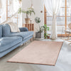 Tapis en similifourrure de lapin, 4 pi x 6 pi