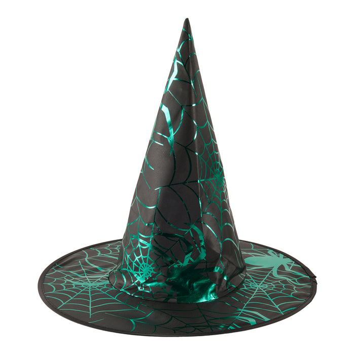 Chapeau de sorcière à imprimé métallique