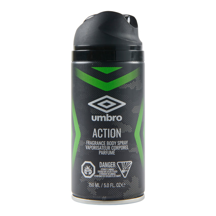 Umbro Action Deodorant Body Spray, 150 ml