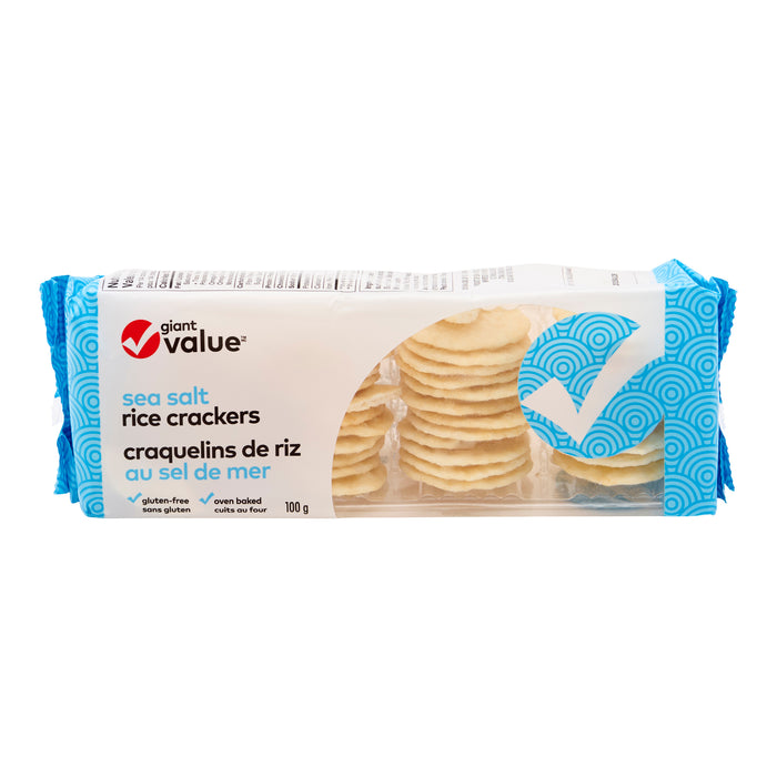 Giant Value Rice Crackers, 100 g
