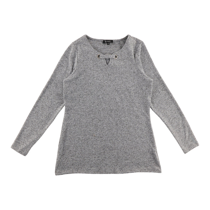 lily morgan Women's Jewel Eyelet Shirt