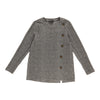 lily morgan Women's Ribbed Top with Side Buttons