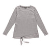 lily morgan Women's Tie-Front Shimmer Top