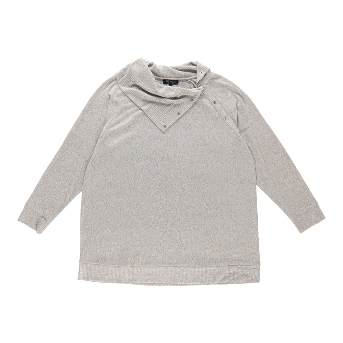 Chandail à col souple taille plus lily morgan pour femmes