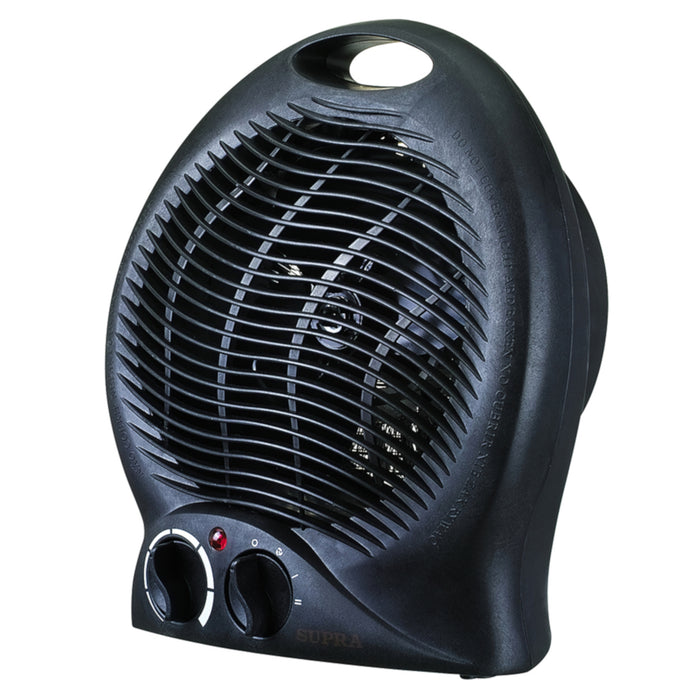 Personal Fan Heater, Black, 10-in.