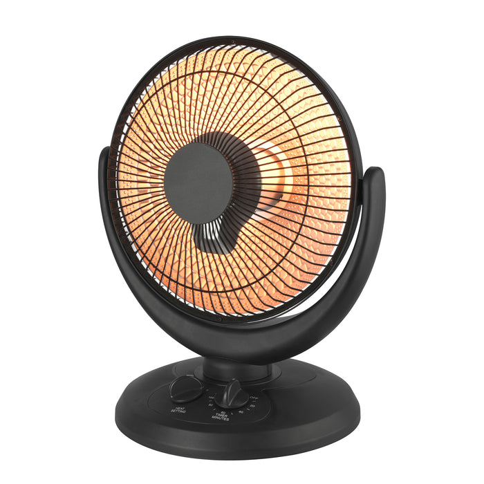Dish Heater, Black, 14-in.