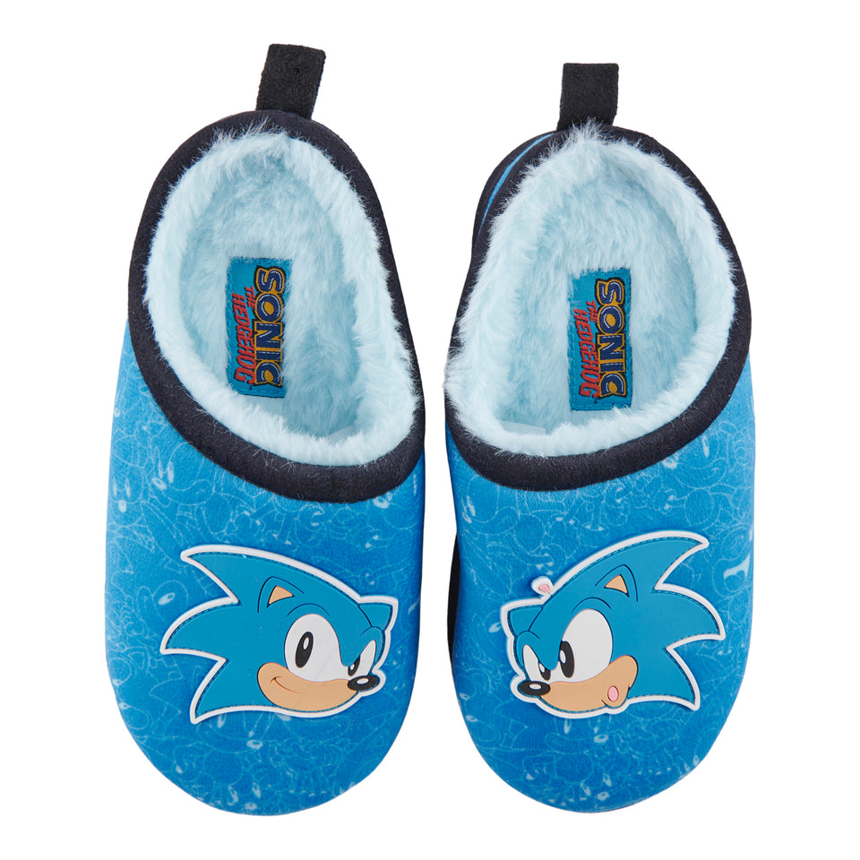 Boys' Licensed Sonic The Hedgehog Slippers