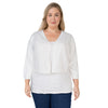 Women's Plus Open Bolero Cardigan, Assorted