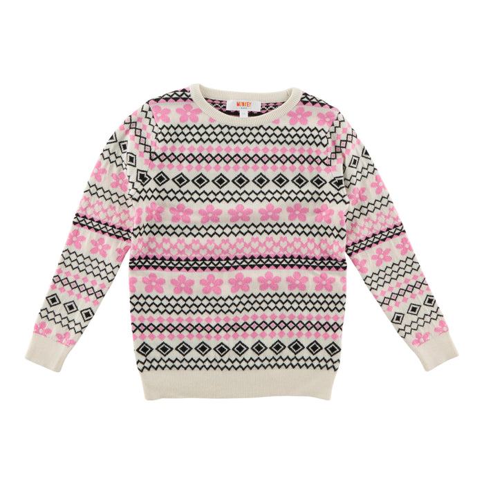 MONKEY BARS Girls' Winter Wonderland Long Sleeve Sweater