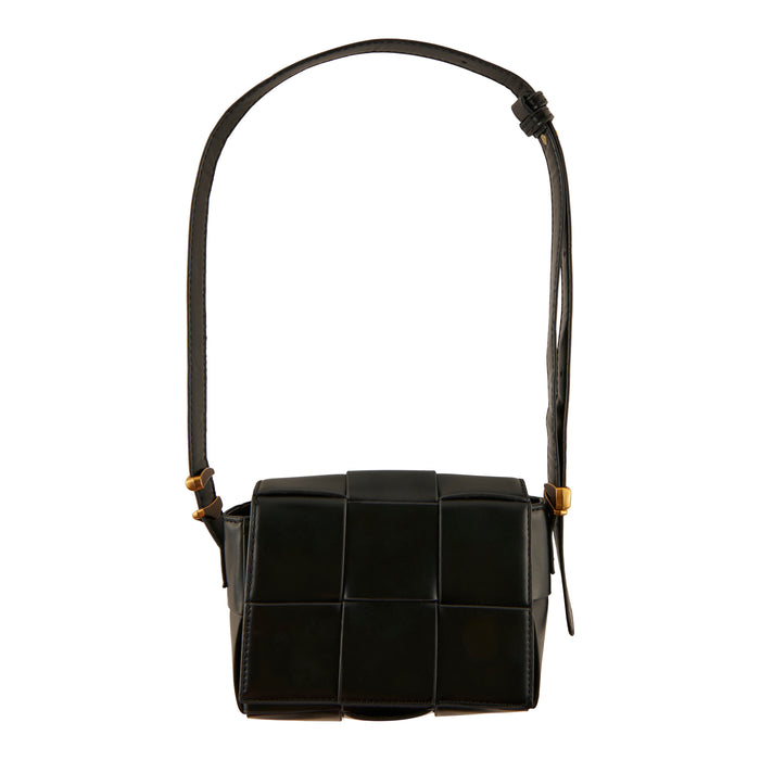 Petit sac à bandoulière avec tissage large 