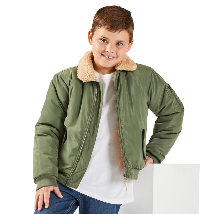SURVIVAL GEAR Boys' Bomber Jacket