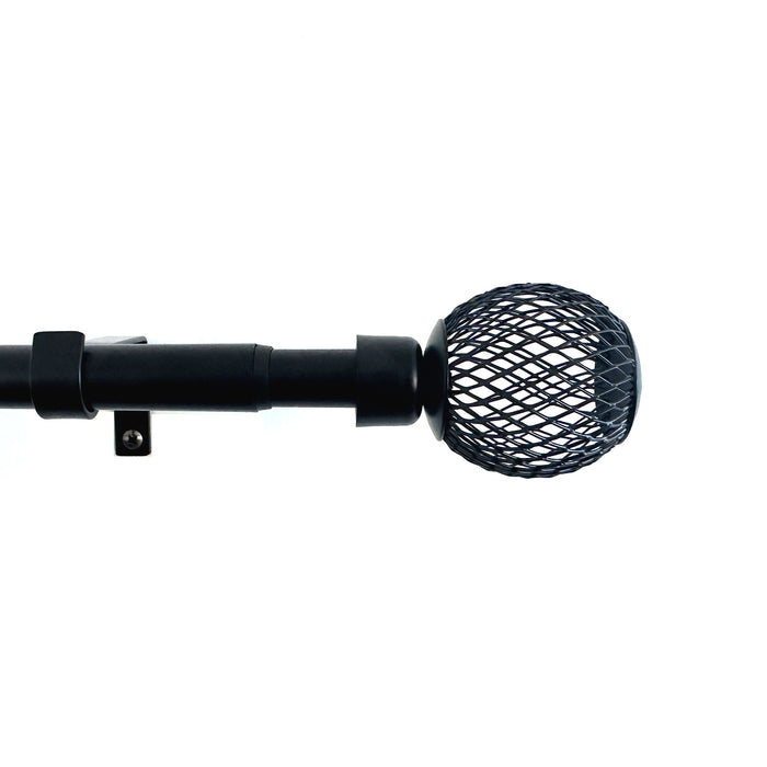 Tringle à rideaux extensible en métal HomeStyles – 48 po à 86 po