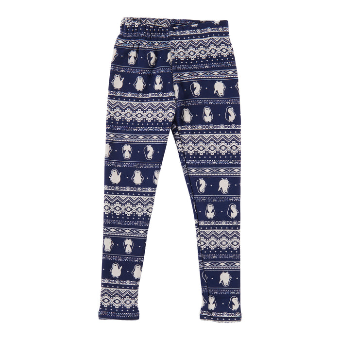 MONKEY BARS Girls' Winter Wonderland Fur Lined Leggings
