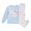 Pyjama pelucheux douillet sous licence pour filles, 2 pièces