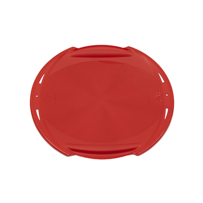 Snow Spinner Saucer, Red