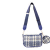 Plaid Handbag With Coin Purse