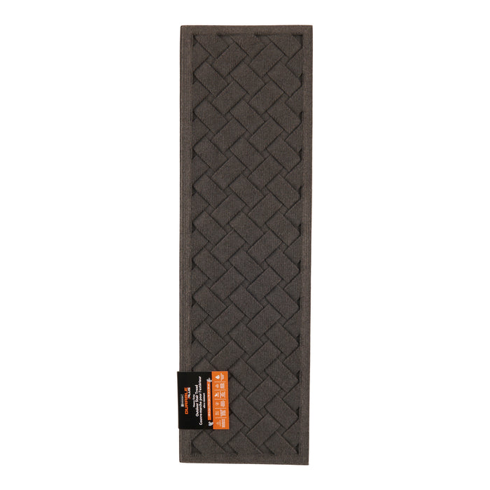 Outdoor Stair Tread, Black, 30-in x 9-in.