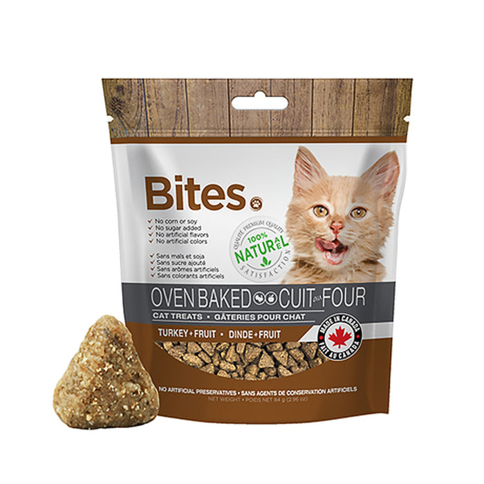 Canadian Premium Turkey + Fruit Cat Treats, 84 g