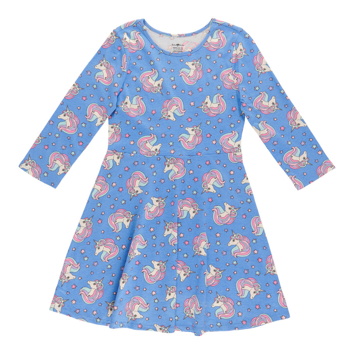 Robe à manches ¾ Féérie hivernale BELLA & BIRDIE pour filles