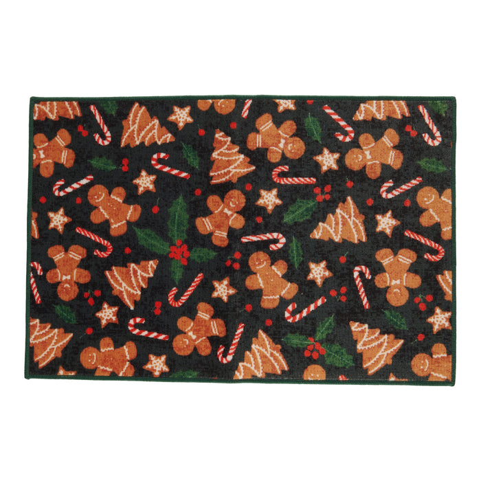 Tapis d'entrée avec imprimé des Fêtes, 2 pi x 3 pi