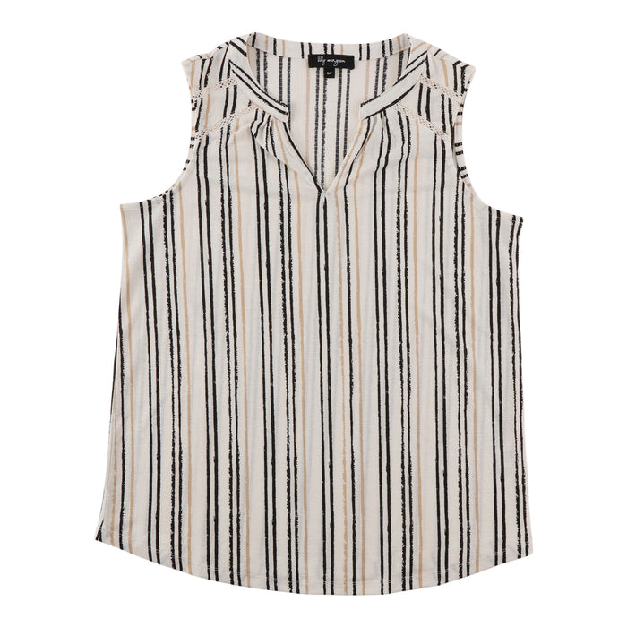 lily morgan Women's Top with Lace Details