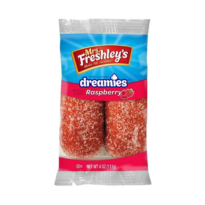Mrs. Freshley's Dreamies Raspberry Cream Filled Cakes, 2-Pack, 113-g