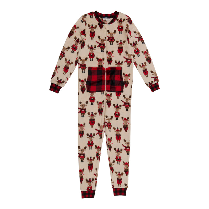 Combinaison pyjama Pays nordique SURVIVAL GEAR pour garçons, assortiment familial