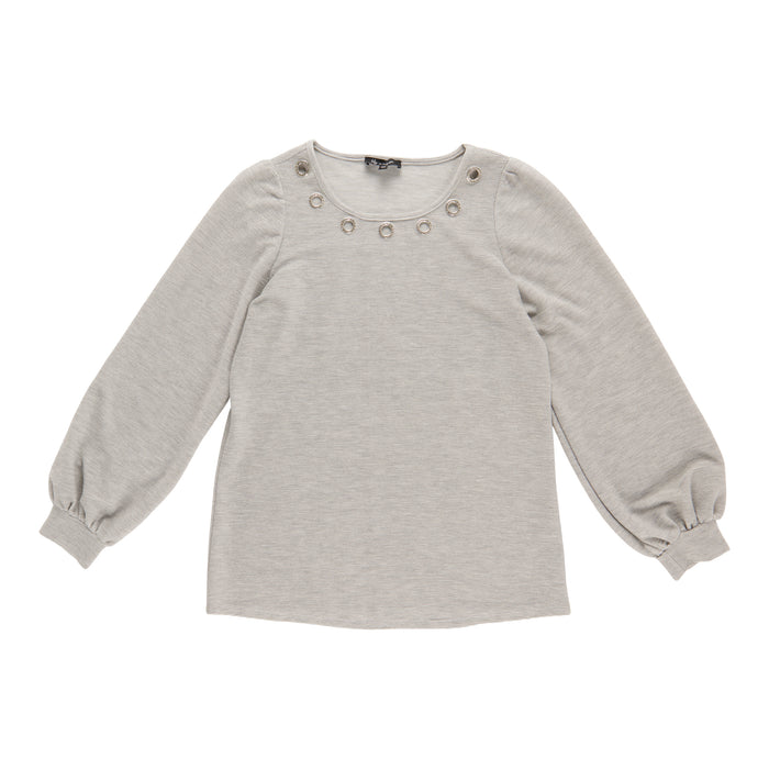 lily morgan Women's Top with Neckline Detail