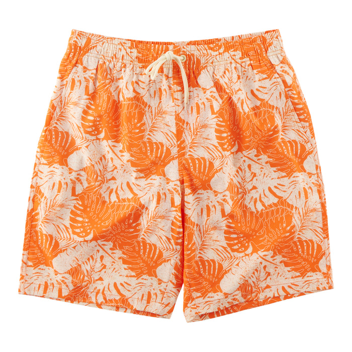 Short de bain extensible à imprimé pour hommes