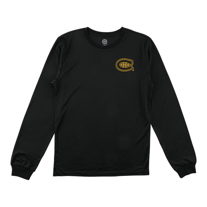 T-shirt à manches longues de la LNH pour hommes, Canadiens de Montréal