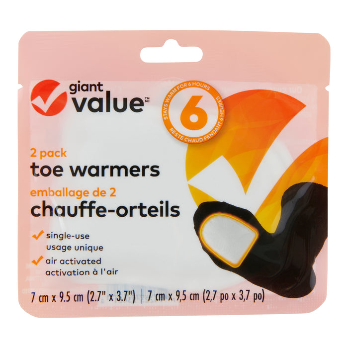 Chauffe-orteils Giant Value, emb. de 2