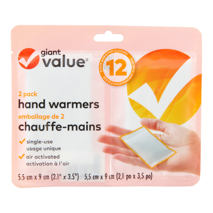 Chauffe-mains Giant Value, emb. de 2