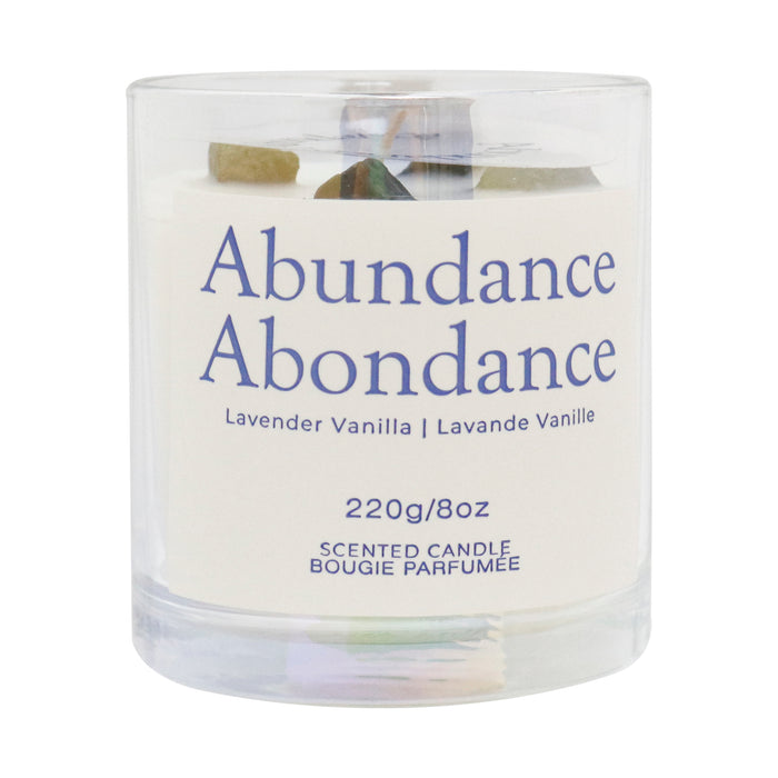 Bougie dans un pot en verre givré HomeStyles – 8 oz