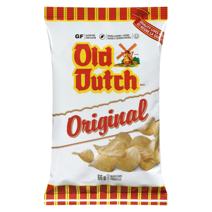 Old Dutch Potato Chips Original, 66-g